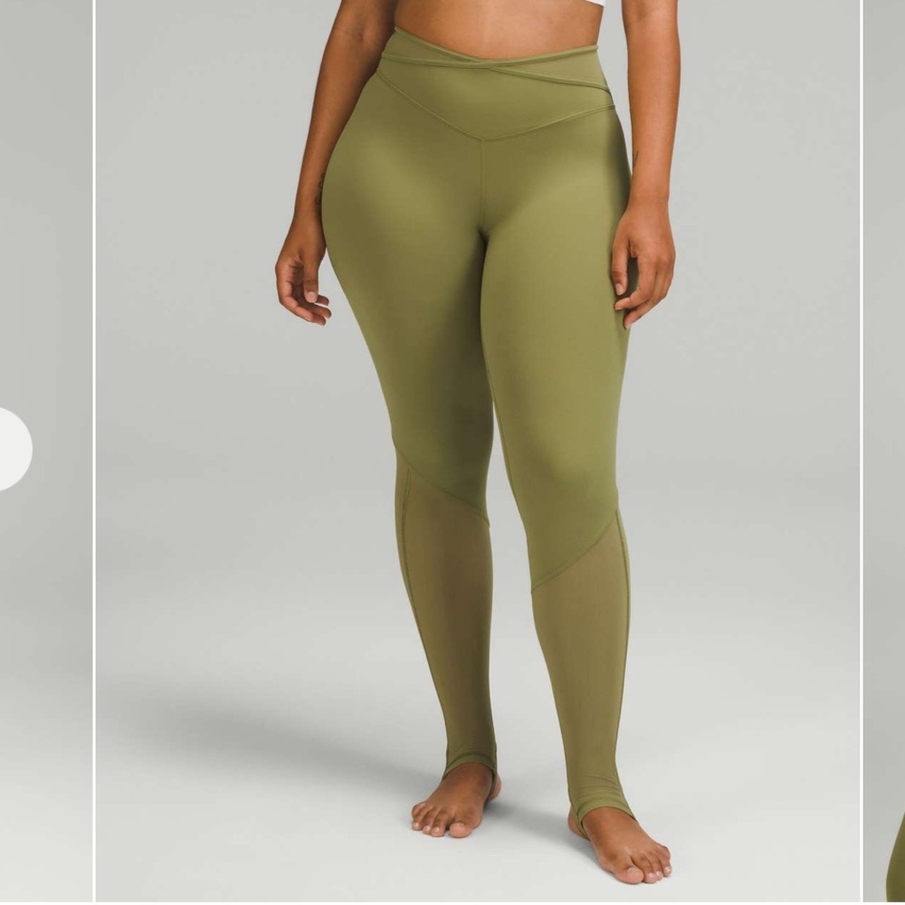 Lululemon Nulu and Crisscross Mesh Stirrup Tight
- Bronze Green - Picture 4 of 8